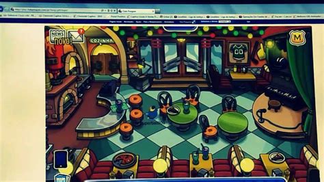 Como Colocar Em Uso O Pizzatron 3000 Doce No Club Penguin Youtube