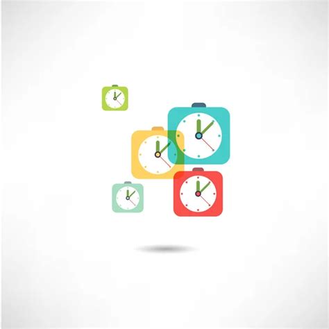 Clocks Icon Stock Vector Bioraven