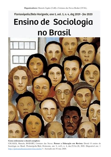 Pdf O Ensino De Sociologia No Brasil