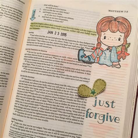 Bible Art Journaling Linda Neal But If You Forgive Others Their