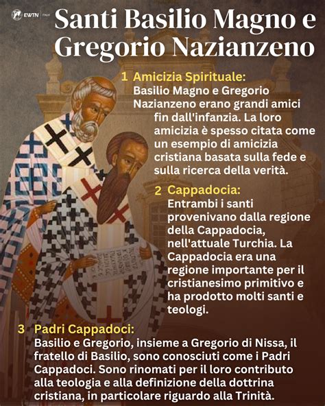 Oggi Celebriamo San Basilio Magno E San Gregorio Nazianzeno Dottori