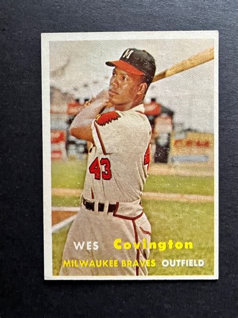 1957 TOPPS 283 WES COVINGTON RC EXMT EBay