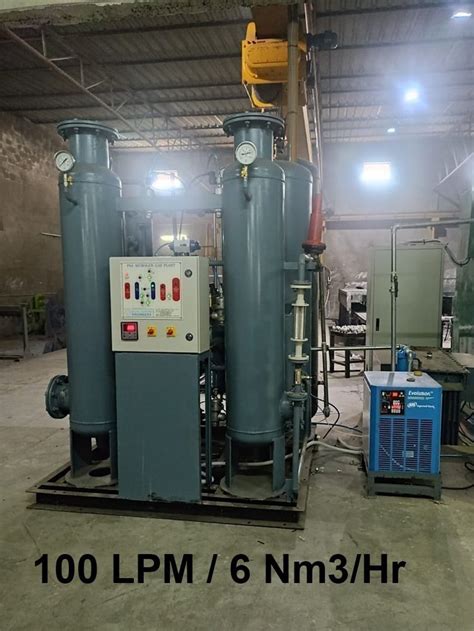 Generator 100LPM PSA Nitrogen Gas Plants 100 LPM 6 Nm3 Hr