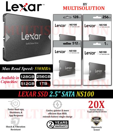 Lexar Ssd 2 5 Inch Sata III Ns100 Daraz Pk