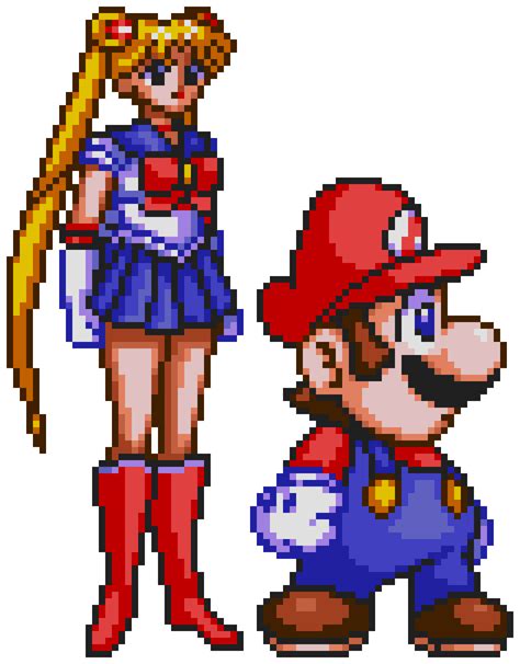 Sailor Moon Genesis Styled Mario By Jongandee On Deviantart