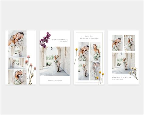 Wedding Instagram Stories Bundlestory Templateinstagram Etsy