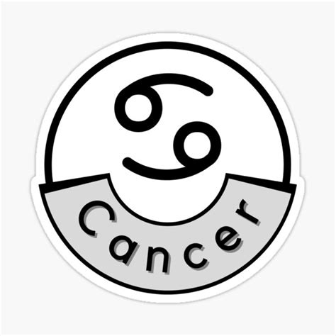 Cancer Stickers Gray Sticker By Mestuff Redbubble