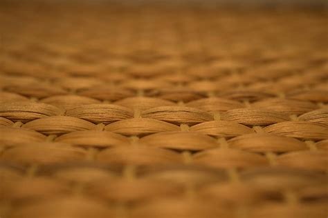 Rattan Wood Background Pattern Structure Basket Natural Material