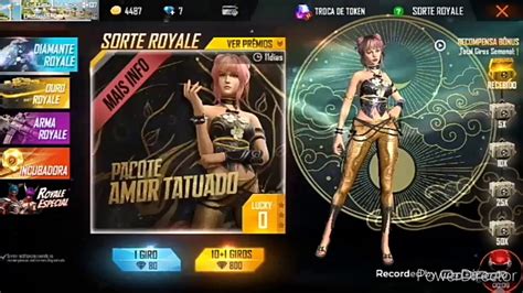 MINHA PRIMEIRA SKIN DO DIAMANTE ROYALE YouTube