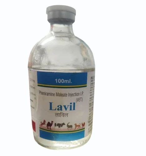 Lavil Pheniramine Maleate Injection Ip Mg At Bottle In