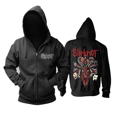 Hoodie Slipknot Goat Masks Pullover - Idolstore - Merchandise And Collectibles