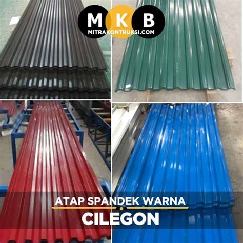 Harga Atap Spandek Warna Cilegon 2024 Jual Atap Per Lembar