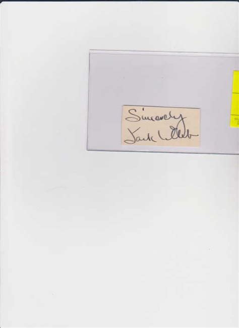 135 Jack Webb 1920 1982 Autograph Signature Actor Pr