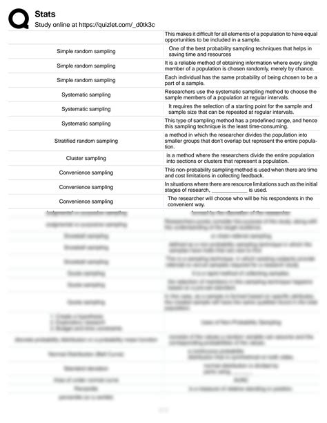 SOLUTION: Statistics and probability terminologies and definitions