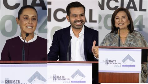 Elecciones 2024 Qué paso en el segundo debate presidencial entre