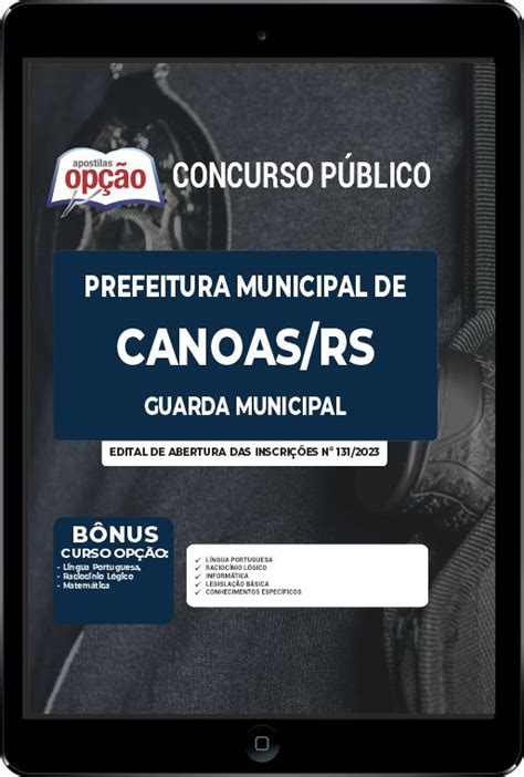 Apostila Prefeitura De Canoas Rs Em Pdf Guarda Municipal