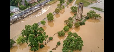 Downtown Frederick, MD after recent flooding. : r/maryland