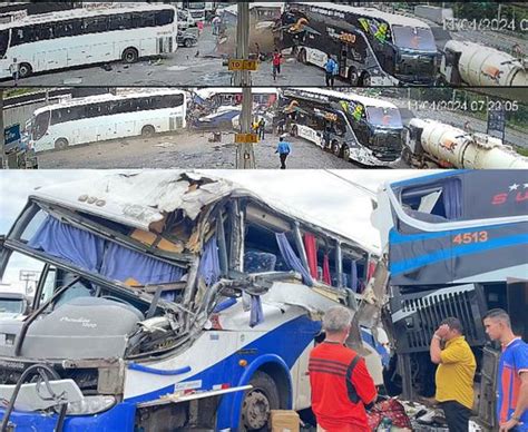 VÍDEO MOSTRA MOMENTO QUE ÔNIBUS COLIDE E DEIXA FERIDOS Simões Online