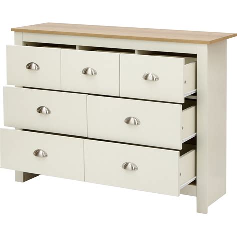 Gfw Lancaster Drawer Cream Merchants Chest Of Drawers Wilko