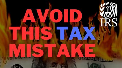 Don T Make This Horrible Tax Mistake And Avoid Taxes Legally Capital