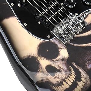 Rocktile Pro ST60 SKULL E Gitarre Skull Design 1 Humbucker 2 Single