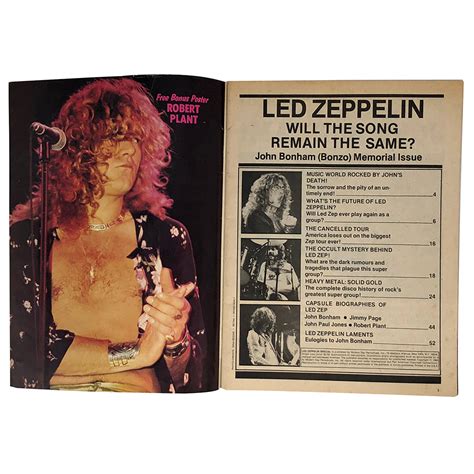 Magazine Led Zeppelin Special Collectors Edition 1981 Zepfan