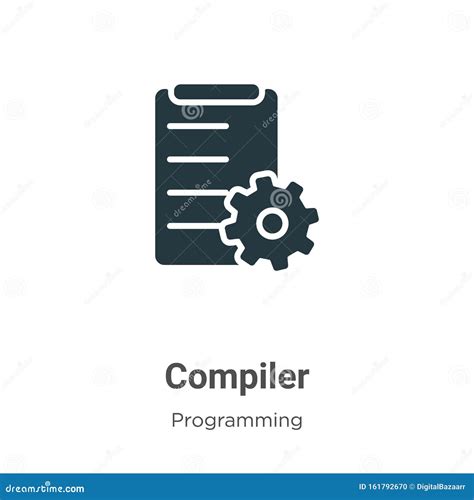 Compiler Vector Icon On White Background Flat Vector Compiler Icon