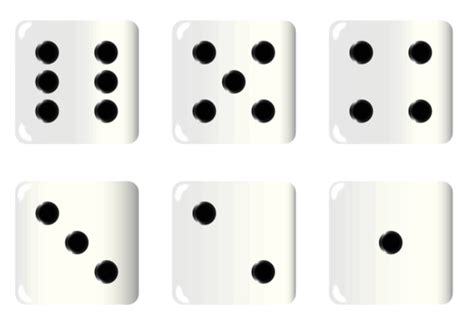 Dice Faces PNG Transparent Images Free Download | Vector Files | Pngtree