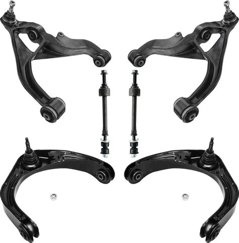 Pc Front Upper Lower Control Arms Sway Bar Links Suspension Kit