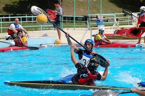 Campeonato Nacional De Kayak Polo Piscina Das Manteigad Flickr