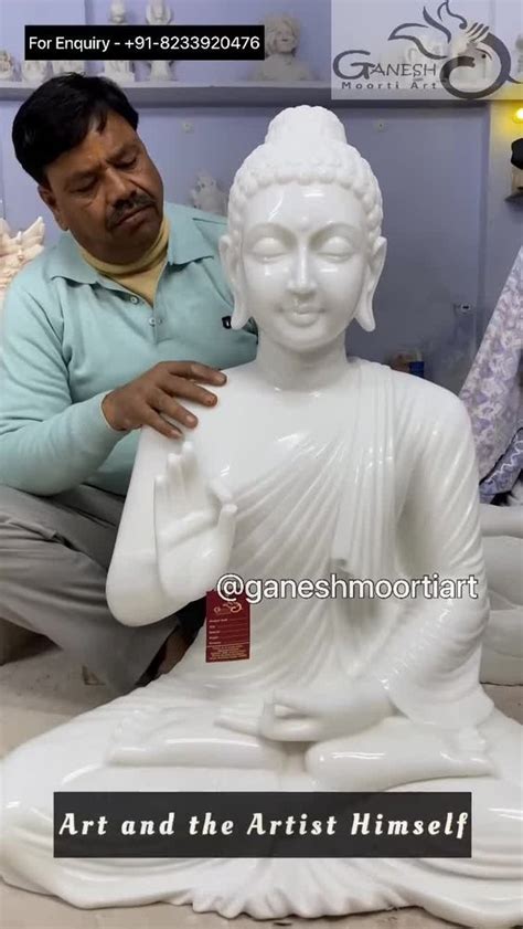 Pure White Buddha Marble Statue In Bangalore For Temple At Rs 15000 In Jaipur