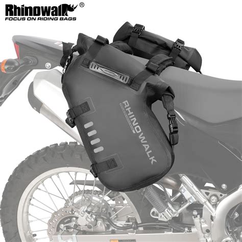 Rhino Walk Motorrad Hecksitz Tasche 18l Wasserdichte Motors Attel