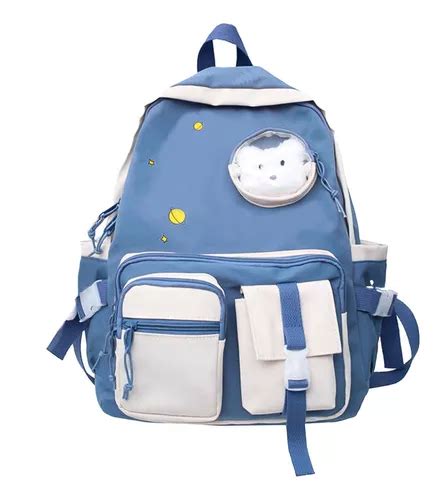 Mochila Klizz Mochila Bolsa Feminina Escolar Urso Kawaii Fofa