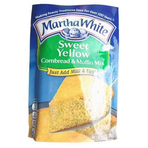 Martha White Sweet Yellow Cornbread Muffin Mix Pack Delicious