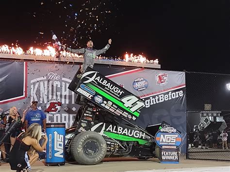 Carson Macedo Holds On At Eldora Speedway For World Of Outlaws Sprint