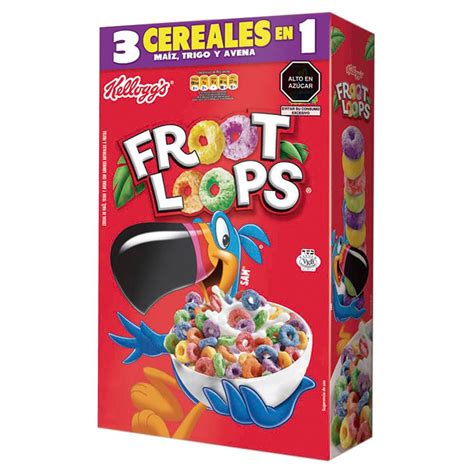 Aros De Maíz Trigo Y Avena Froot Loops Kelloggs 350g • Chekalo Pe