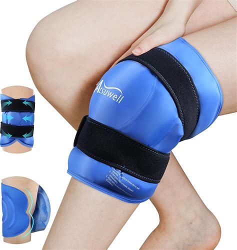 Atsuwell Xxl Knee Ice Pack Wrap Around Entire Knee After Surgery Extra