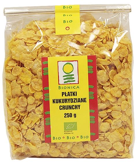 Platki Kukurydziane Crunchy Bio 1 Szt 0 250 Kg Bionica