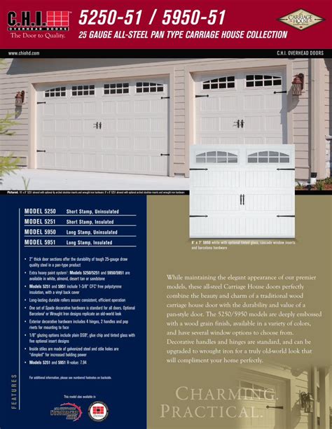 Pdf C H I Overhead Doors Visit Your Door Professional At C H I Overhead Doors Are