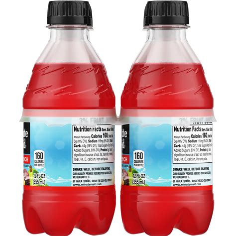 Buy Minute Maid Fruit Punch Juice Drink Bottles 12 Fl Oz 6 Pack