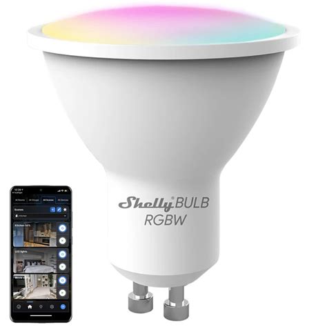 SHELLY Duo 5W GU10 RGBW Wi Fi Inteligentna żarówka LED niskie ceny i