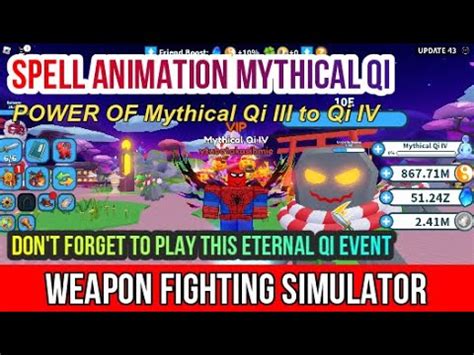 Power Of Mythical Qi Iii To Qi Iv Spell Animation Mythical Qi In