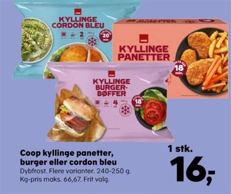 Coop Kyllingeburger Kvickly Januar 2023 Alle Tilbudsavis