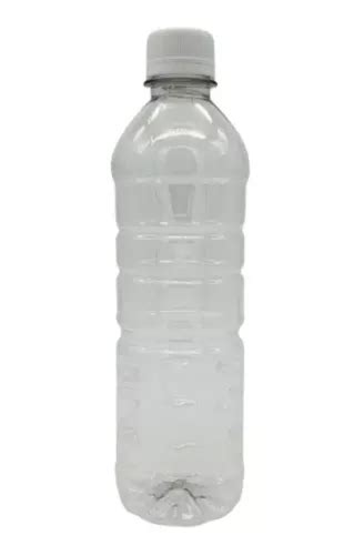 Botella Agua Pet Cristal 500ml Con Tapa Seguridad 300 Pzas Cuotas