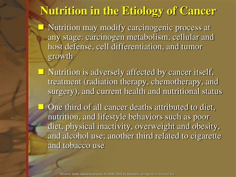 PPT - Medical Nutrition Therapy for Cancer PowerPoint Presentation ...