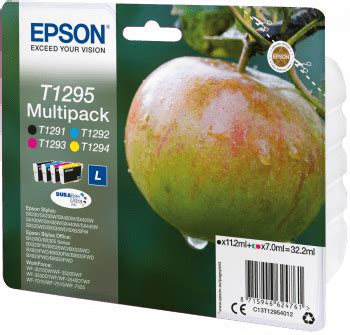 MULTIPACK 4 COLORI ORIGINALI EPSON T1295 C13T12954012 Tecnodea