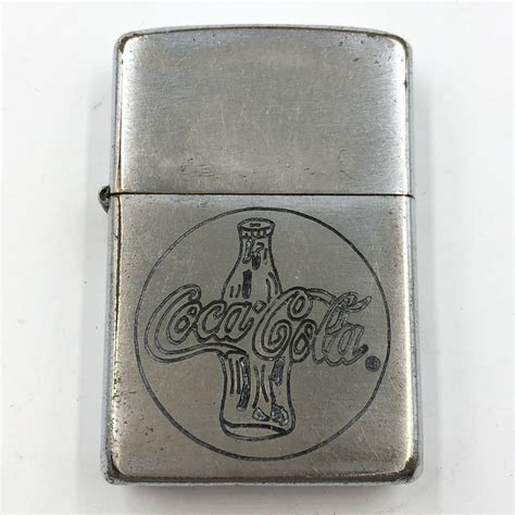 【傷や汚れあり】29kt★zippo Coca Cola 1969年製★ジッポ ジッポー コカコーラ シルバー Silver ビンテージ