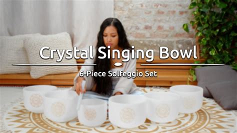 Solfeggio Crystal Singing Bowl Set SOLCSBSET Meinl Sonic Energy