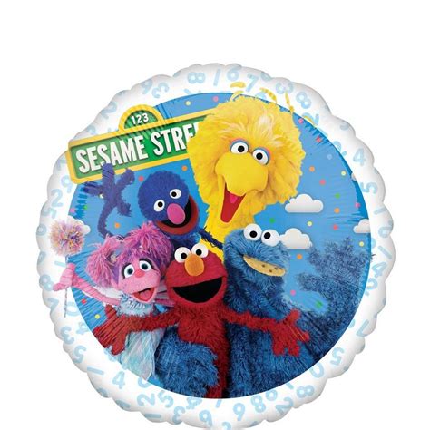 Sesame Street Round Foil Balloon 18in Party City