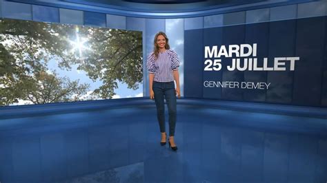 Gennifer Demey Météo M6 le 25 07 2023 Les Caps de TomA